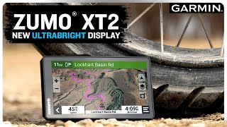 Garmin® zumo® XT2  LARGE amp ULTRA BRIGHT display [upl. by Hapte721]