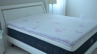 SINWEEK Memory Foam Topper REVIEW Perfect Support amp Cooling for Nights [upl. by Sandler]