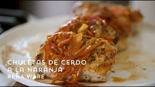 Chuletas de cerdo a la naranja [upl. by Nivrek]