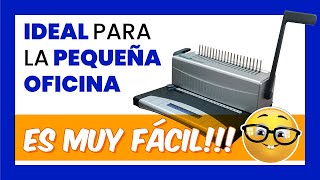 👍 Encuadernadora de canutillo manual PARA OFICINA PMA S60 [upl. by Meill]