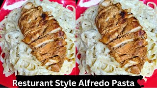 fettuccine alfredo recipe  pasta recipeCreamy Alfredo pasta [upl. by Arimak]