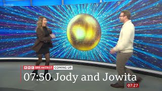 Jody Cundy And Jowita Przystal Strictly Come Dancing Dancer On BBC Breakfast 28092023 [upl. by Stedmann]