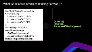 Java 8 Stream Filter GroupingBy PartitioningBy and Collect Explained Code snippet MCQ  Part 3 [upl. by Barny]