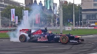 16 Year old Formula 1 driver MAX VERSTAPPEN  CRAZY BURNOUTS amp ACCELERATIONS [upl. by Gellman]