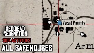 Red Dead Redemption  All Safehouses Locations  100 Walkthrough [upl. by Eita]