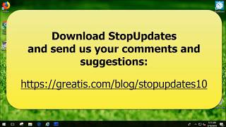 Easy guide how to finally stop Windows 10 updates and upgrades with StopUpdates10 [upl. by Derna]