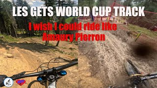 Les Gets World Cup Track I wish I could ride like Amaury Pierron [upl. by Marney]