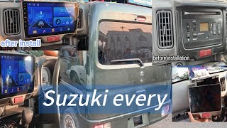 New model Suzuki every head unit replacement Every system maxaudiopro car every [upl. by Eahsed613]