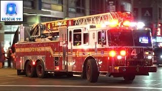 Full House Response FDNY Engine 54  Ladder 4  Battalion 9 [upl. by Savina538]