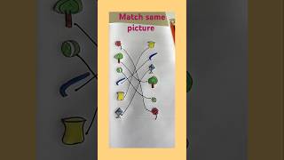 Match same picture  kidslearning matching activity shortfeed shorts [upl. by Nairda863]