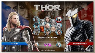 Thor vs Destroyer with Healthbars [upl. by Yelir900]