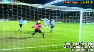 20022003 Uefa Cup Celtic FC All Goals Road to the Final [upl. by Elram]