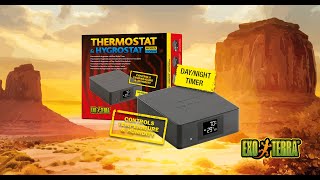 Exo Terra 600W Thermostat amp Hygrostat with DayNight Timer EU [upl. by Zumwalt]