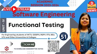 SE51 Functional Testing  Performance Testing  Testing for Functionality  Testing for Performance [upl. by Glad]