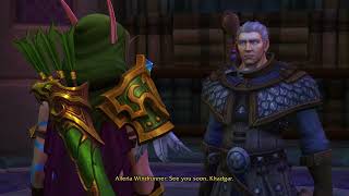 Alleria Windrunner 1027 Cinematic Dark Heart Prologue quotThe Harbingerquot Start [upl. by Castle353]