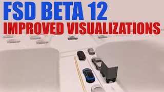 Tesla FSD Beta 12 Improved Visualizations amp Freeway Acceleration [upl. by Ameg]