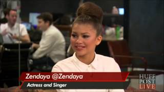 Zendaya HuffPostLive Interview 52213 [upl. by Three]