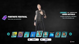 Como COMPLETAR quotMUY RÁPIDOquot las MISIONES del FESTIVAL TEMPORADA 4 de FORTNITE 4 SKINS METALLICA [upl. by Miko]