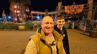 Tech Giant Family  Alton Towers Scarefest 2024  Rides amp Mazes REVIEWED [upl. by Karyl]