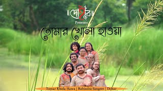 TOMAR KHOLA HAWA  DOHAR  RABINDRANATH TAGORE  RABINDRA SANGEET  KALIKAPRASAD  DOHAR FOLK [upl. by Masha]