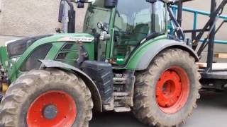 Holz holen mit Fendt 516  Krassort Ballenwagen [upl. by Eniamrahc238]