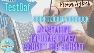 TestDaFTraining Schriftlicher AusdruckAllgemeine InformationenSchritt für Schritt mit Beispielen [upl. by Inavihs]