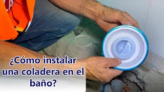 ¿Cómo instalar una coladera universal [upl. by Airetak]