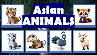 Flashcards Asian animals [upl. by Fletcher389]