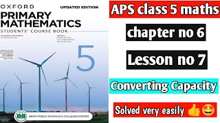 Chapter 6  Lesson 7  Converting capacity  Oxford primary mathematics book 5 [upl. by Orhtej]