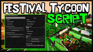 BEST  Get Festival Tycoon Script 2024 Very OP Scritps [upl. by Galitea58]