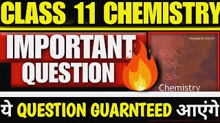 Class 11 Chemistry Important Questions  20232024  Class 11  Tourism Studies [upl. by Llohcin]