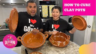 How to Cure Clay Pots for Cooking [upl. by Enybor]