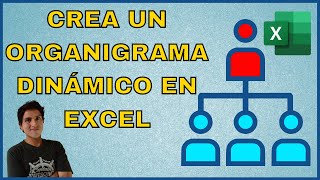 ✅Cómo crear un ORGANIGRAMA DINÁMICO en Ms Excel 💻😎 [upl. by Halverson]