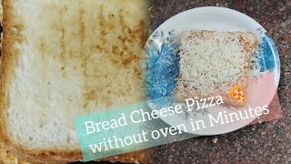 Bread Cheese Pizza in Minutes 🍕breadpizza food homecookingjyothitipraboina youtubebreadrecipe [upl. by Asirehc]