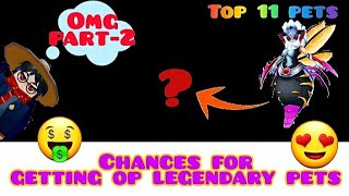 Chances for getting op legendary pets in trainers arena blockman go part2 🤑😍 [upl. by Tezil896]