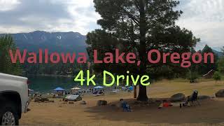 Wallowa Lake Oregon  4k Drive [upl. by Conte]