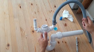 How to connect your Washing Machine drain hose [upl. by Ludlow]