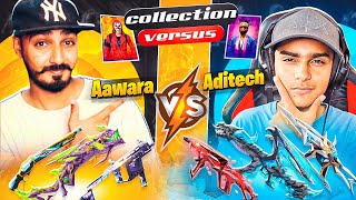 Remove Pant Who Will Loss Collection Versus 🤣 Aawara Vs Aditech FIrst Time Versus  Free Fire Max [upl. by Refanej]