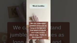 How Our Brain Reads Jumbled Text puzzle statssaga facts braingames [upl. by Capwell188]