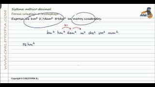 Sistema métrico decimal Forma compleja e incompleja1º de eso [upl. by Anitsirt432]