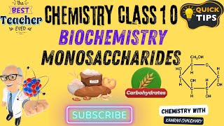 monosaccharides  monosaccharides biochemistry  monosaccharides class 10  biochemistry class 10 [upl. by Elkraps]