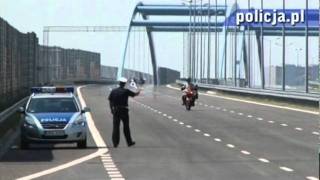 Polska Policja  Kontrole w sezonie motocyklowym [upl. by Ymia]