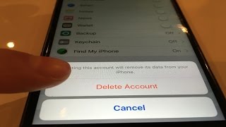 Delete iCloud account without Password  any iOS version  iPhone 8 7 6S 5S 5 4S 4 [upl. by Peterson]