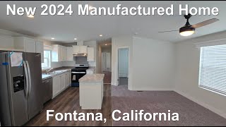 NEW 2024 MANUFACTURED HOME LOCATED IN CITY OF FONTANA CA MOBILE HOME  CASA MOVIL  Inland Empire [upl. by Japha]