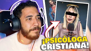 PSICÓLOGO reacciona a PSICÓLOGA CRISTIANA  ¿Los psícolgos pueden hablarte de DIOS [upl. by Laeria]