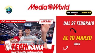 VOLANTINO mediaworld dal 22 febbraio al 1 marzo 🟢⚪️🔴 anteprima volantino [upl. by Elvie]