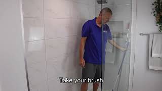 How to seal a stone shower floor The fast easy and correct way [upl. by Baerl]