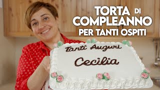 COME FARE UNA TORTA DI COMPLEANNO O DA CERIMONIA PER TANTI INVITATI  Fatto in Casa da Benedetta [upl. by Flosser]