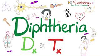 Corynebacterium diphtheriae Diagnosis and Treatment  Microbiology 🧫 [upl. by Olyhs]