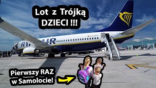 Lot Samolotem z Trójką Dzieci   Relacja Kasi z powrotu do Polski Vlog 417 [upl. by Sida351]